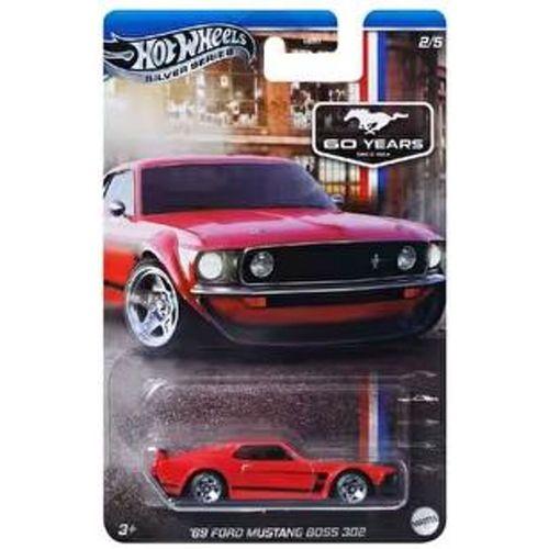 Hot Wheels Siver Series Ford Mustang 60 Years Anniversary '69 Ford Mustang Boss 302 JBY51
