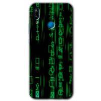 MRCİLETİSİM Huawei P20 Lite Kılıf HD Desen Baskılı Arka Kapak + Temperli Cam - Matrix