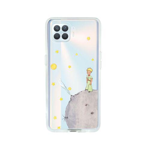 Oppo Reno 4 Lite Küçük Prens Desenli Premium Şeffaf Silikon Kılıf