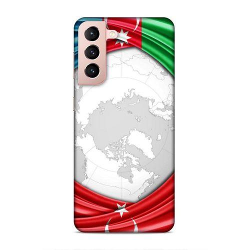 Samsung Galaxy S21 Uyumlu Kılıf Azarbaijan (17) Tasarım Kılıf Dünya Bayraklar