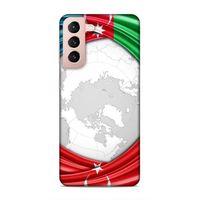 Samsung Galaxy S21 Uyumlu Kılıf Azarbaijan (17) Tasarım Kılıf Dünya Bayraklar