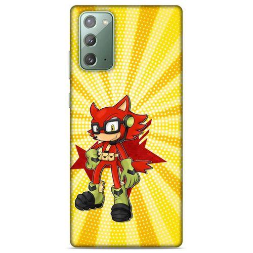 Lopard Samsung Galaxy Note 20 Uyumlu Kılıf GameX (17) Tasarım Kılıf Kırmızı