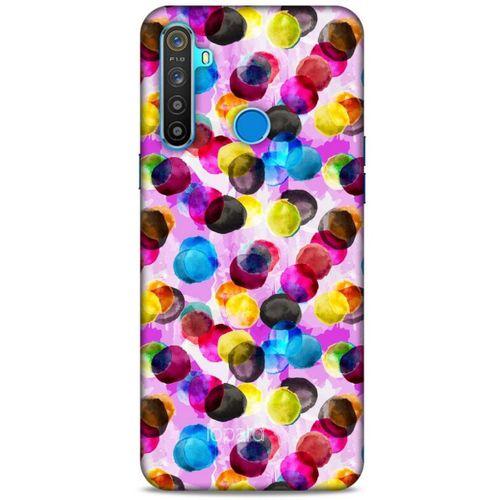 Oppo Realme 5i Kılıf Pastel Renkler (42) Rugged Armor Kılıf Mor Pembe