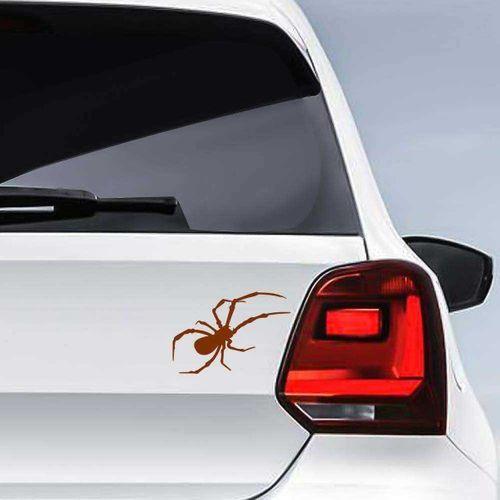 Zehirli Örümcek Sticker, Oto, Araba, Araç, Etiket, Aksesuar, Tuning, Modifiye, Arma Kahverengi