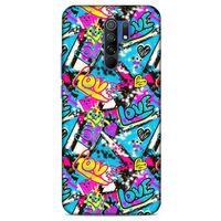 Graffitix (23) Desenli Silikon Kapak Xiaomi Redmi 9 Kılıf