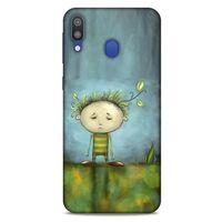 Samsung Galaxy M20 Kılıf Depresyon (23) Ultra Koruma Kılıfı Siyah Gri