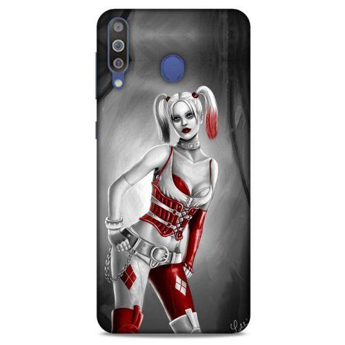 Samsung Galaxy M30 Uyumlu Kılıf Harley Quinn (39) Liquid Crystal Kılıf Açık Limon