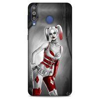 Samsung Galaxy M30 Uyumlu Kılıf Harley Quinn (39) Liquid Crystal Kılıf Açık Limon