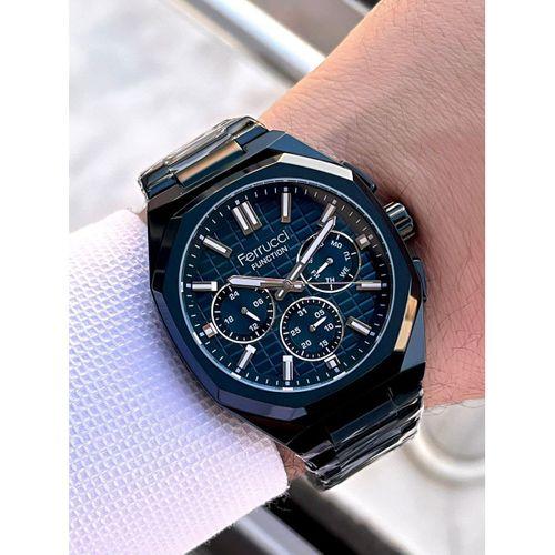 Ferrucci 2 Yıl Garantili Çelik Kordon İç Kadran Özellikleri Aktif 3 Atm Erkek Kol Saati EF.03372.02