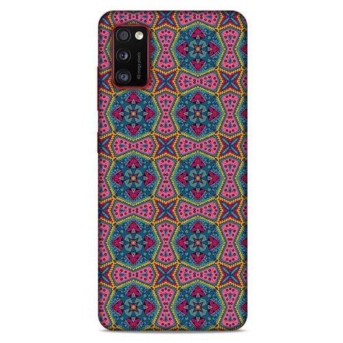 Lopard Samsung Galaxy A41 Uyumlu Kılıf Ethnic Culture (94) Tough Armor Kılıf