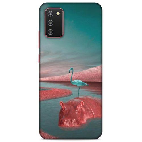 Lopard Samsung Galaxy A02S Uyumlu Kılıf Manipülasyon ☻ (21) Koruyucu Kapak Baskılı