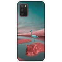 Lopard Samsung Galaxy A02S Uyumlu Kılıf Manipülasyon ☻ (21) Koruyucu Kapak Baskılı