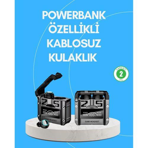 Şarj Kutulu Kablosuz Bluetooth Kulak İçi Spor Kulaklık