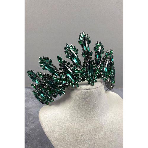 Dalia Yüksek Taşlı Gelin Kına Tacı