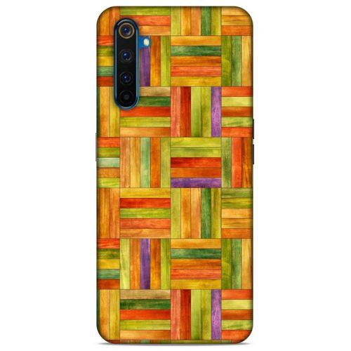 Lopard Oppo Realme 6 Uyumlu Kılıf Wood'X (50) Shockproof Kılıf Desenli