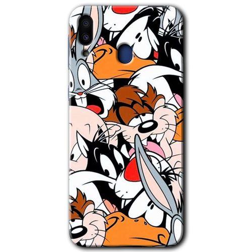 Potkal Hediye Fabrikası Samsung Galaxy M10 Kılıf HD Desen Baskılı Arka Kapak - Karakterler