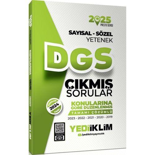 2025 DGS Sayısal Sözel Yetenek Tamamı Çözümlü Konularına Göre Çıkmış Sorular Yediiklim Yayınları
