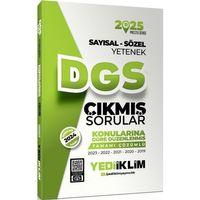 2025 DGS Sayısal Sözel Yetenek Tamamı Çözümlü Konularına Göre Çıkmış Sorular Yediiklim Yayınları