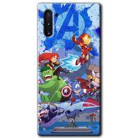 Potkal Hediye Fabrikası Samsung Galaxy Note 10 Kılıf HD Desen Baskılı Arka Kapak - Avengers Cartoon