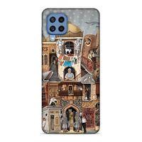 Samsung Galaxy M22 Uyumlu Kılıf Azarbaijan (49) Ultra Silikon Kılıf Şehir Simgeleri