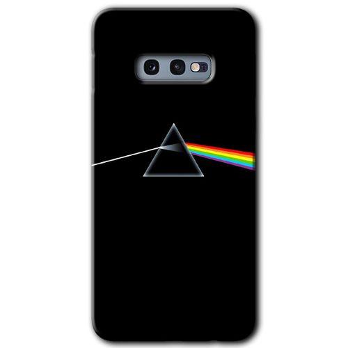 MRCİLETİSİM Samsung Galaxy S10e Kılıf Baskılı Kapak - Dark Side + 5D Tam Kaplayan Cam