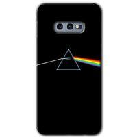 MRCİLETİSİM Samsung Galaxy S10e Kılıf Baskılı Kapak - Dark Side + 5D Tam Kaplayan Cam