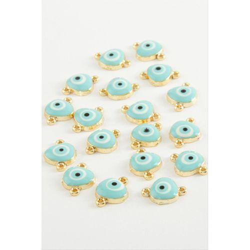 Nazar Çift Kulplu Mineli Bileklik ve Kolye Ucu Aparatı 1 Adet