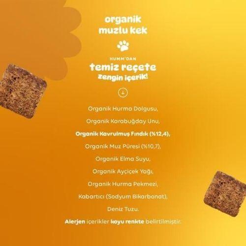 Humm Humm Organik Glutensiz Vegan Muzlu Kek 30 Gr