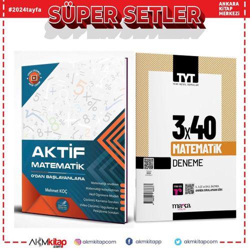 Aktif TYT Matematik 0 ve Marka Deneme Seti 2 Kitap