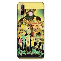 Samsung Galaxy A60 Uyumlu Kılıf Rick And Morty (38) Neo Hybrid Kılıf Rick Sanchez