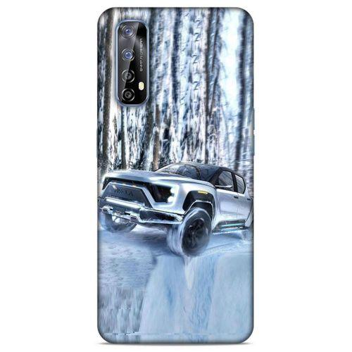 Lopard Huawei P Smart 2021 Uyumlu Kılıf PickUpX (46) Core Armor Kılıf Gümüş