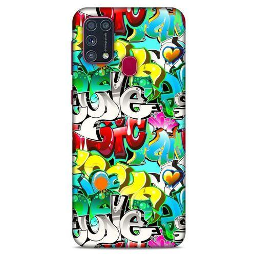 Graffitix (13) Desenli Silikon Kapak Samsung Galaxy M31 Kılıf