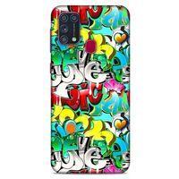 Graffitix (13) Desenli Silikon Kapak Samsung Galaxy M31 Kılıf