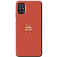 MRCİLETİSİM MRCİLETİSİM Samsung Galaxy A51 Kılıf HD Desen Baskılı Arka Kapak + Temperli Cam - Atom