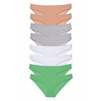8 adet Süper Eko Set Likralı Kadın Slip Külot Ten Gri Beyaz Yeşil
