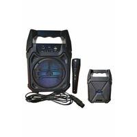 Karaoke Mikrofonlu Fm Radyolu Bluetooth Hoparlör Yüksek Ses Kaliteli