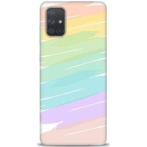 Samsung Galaxy A51 Kılıf HD Baskılı Kılıf - Renk Paleti + Tam Ekran Koruyucu