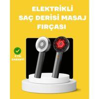 Led Teknolojili Elektrikli Saç Masaj Fırçası Mikro Akımlı
