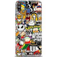 Samsung Galaxy M30 Kılıf HD Baskılı Kılıf - Çizimler + Tam Ekran Koruyucu