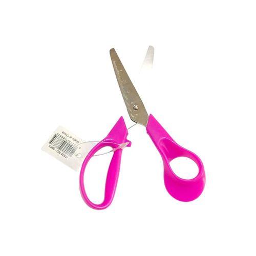 LINEA CETVELLİ OKUL MAKASI - Midi ( Pembe)