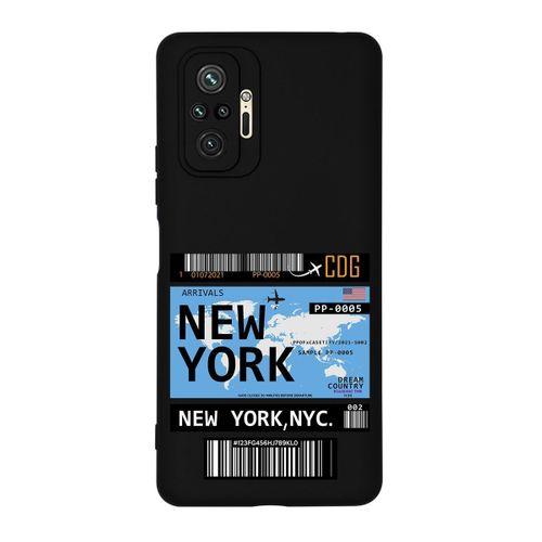 Redmi Note 10 Pro Max New York Desenli Premium Silikonlu Telefon Kılıfı