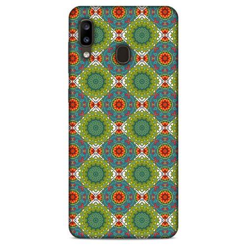 Ethnic Culture (1) Samsung Galaxy A20 Kılıf Silikon Kapak Desenli