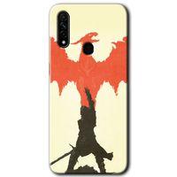 Oppo A31 Kılıf Baskılı Arka Kapak - Dragon Hunter 1 +Tam Ekran Koruyucu
