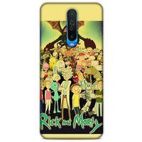 Xiaomi Redmi K30 Uyumlu Kılıf Rick And Morty (38) Neo Hybrid Kılıf Rick Sanchez