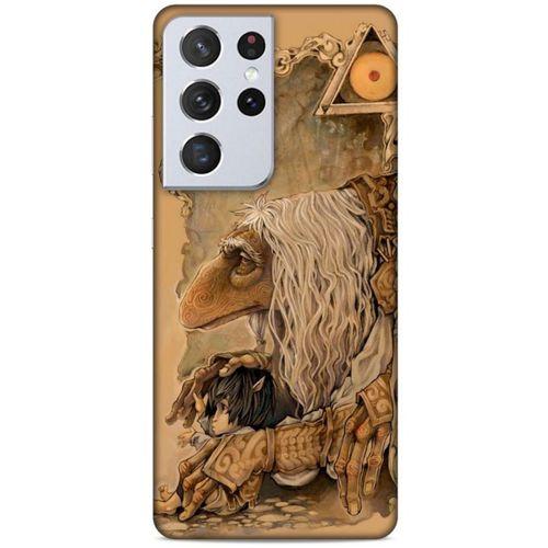 Samsung Galaxy S21 Ultra Uyumlu Kılıf The Dark Crystal (32) Soft Silikon Kılıf Seladon