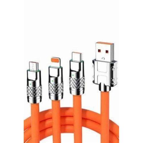 Android Ve İos Uyumlu 180 Derece Type-c Şarj Kablosu