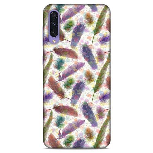 Samsung Galaxy A50s Kılıf Desenli Özel Seri Tüyler (33) Hybrid Kılıf