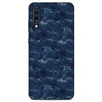Mermer Desenli (15) Tema Antişok Kılıf Lacivert Samsung Galaxy A70 Kılıf