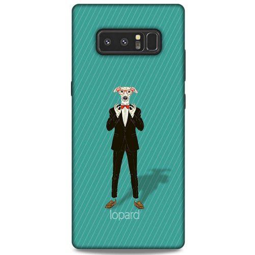 Samsung Galaxy Note 8 Kılıf FunnyMaX (12) Koruyucu Silikon Turkuaz Köpek