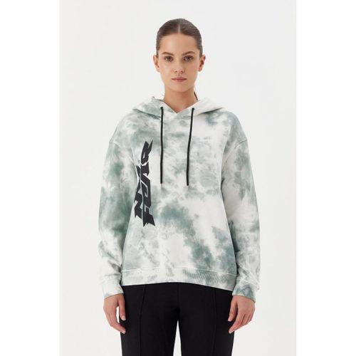 No Fear Kadın Sweatshirt Crop Batik Yeşil 72532
